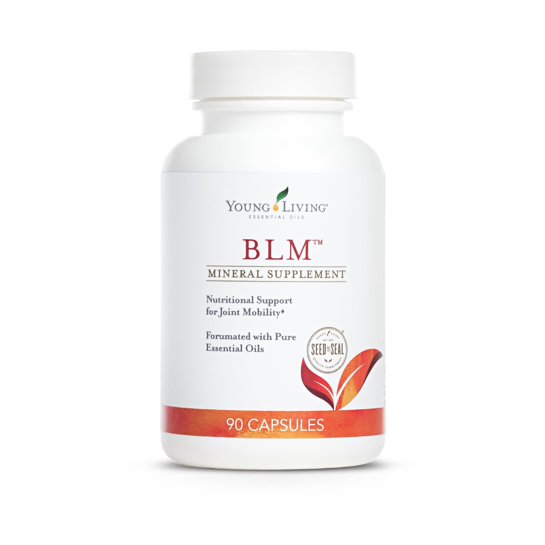 Young Living BLM Capsules emballage : présentation claire pour soutenir la mobilité au quotidien