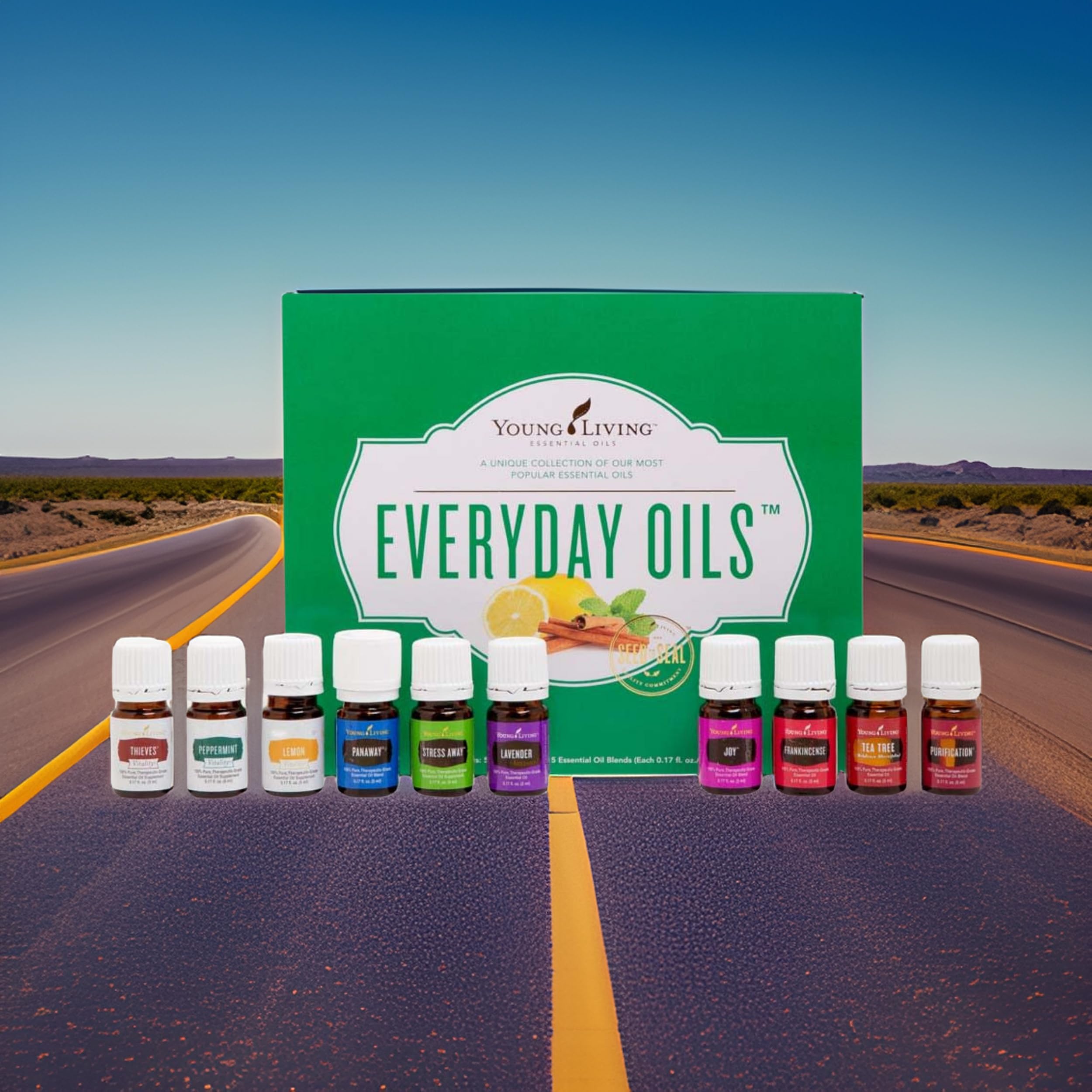 Young Living – flacon soin peau lavande, moment spa à domicile.