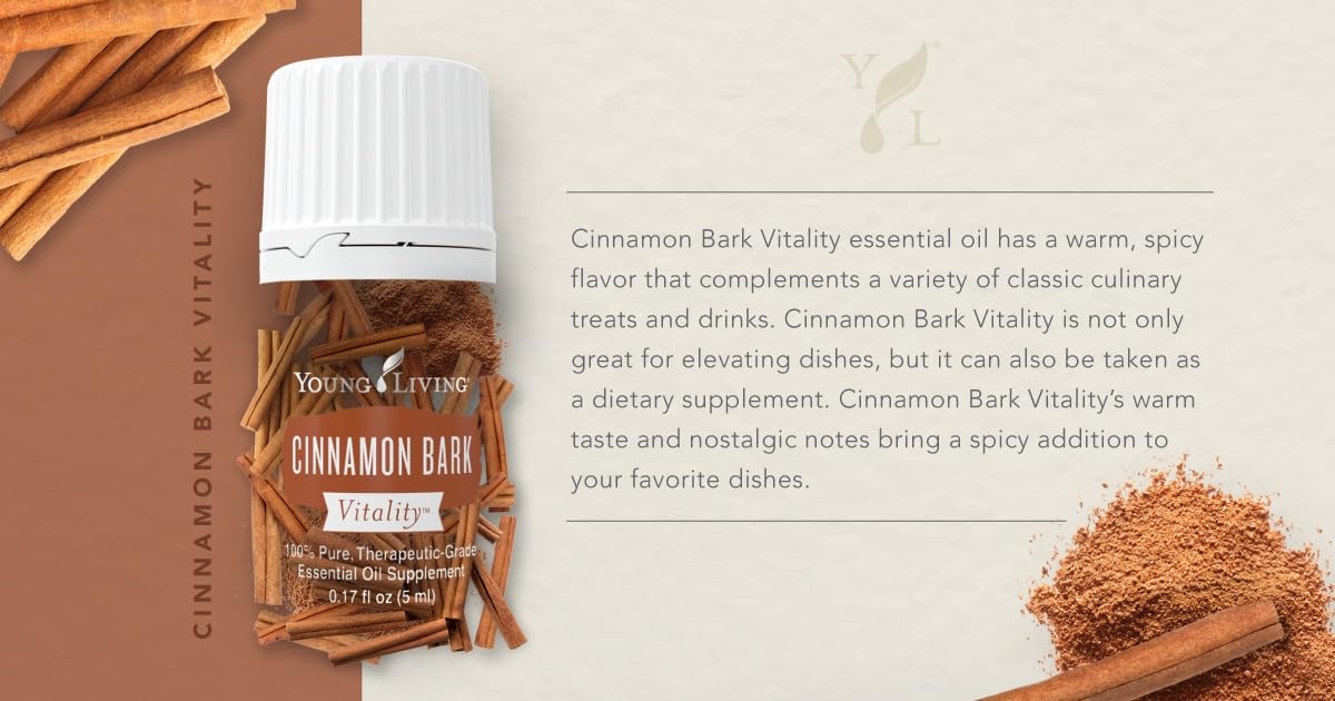 Young Living Cannelle Vitalité – Diffusion pour ambiance épicée et réconfortante