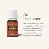 Young Living Cannelle — traçabilité graine à fiole et qualité.