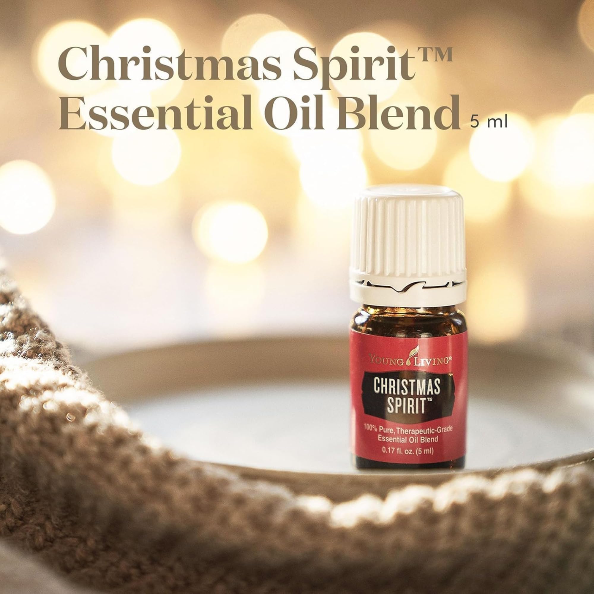 Young Living Christmas Spirit, mélange certifié EarthKosher, pratique pour diffusion sûre