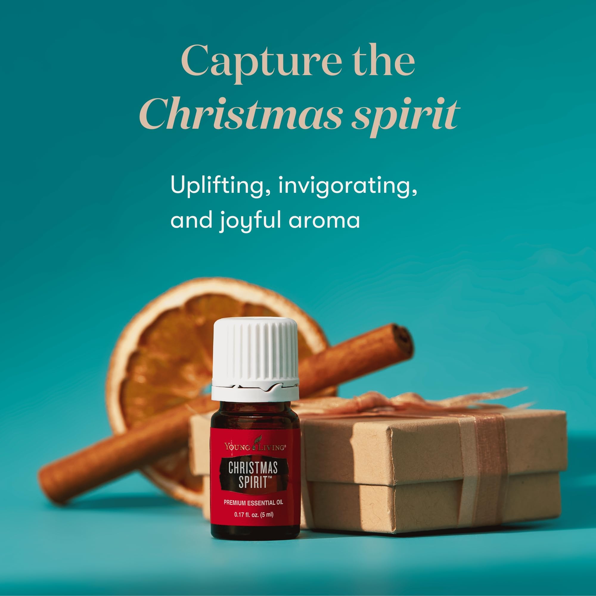 Young Living Christmas Spirit, huile essentielle pour diffuser des arômes hivernaux