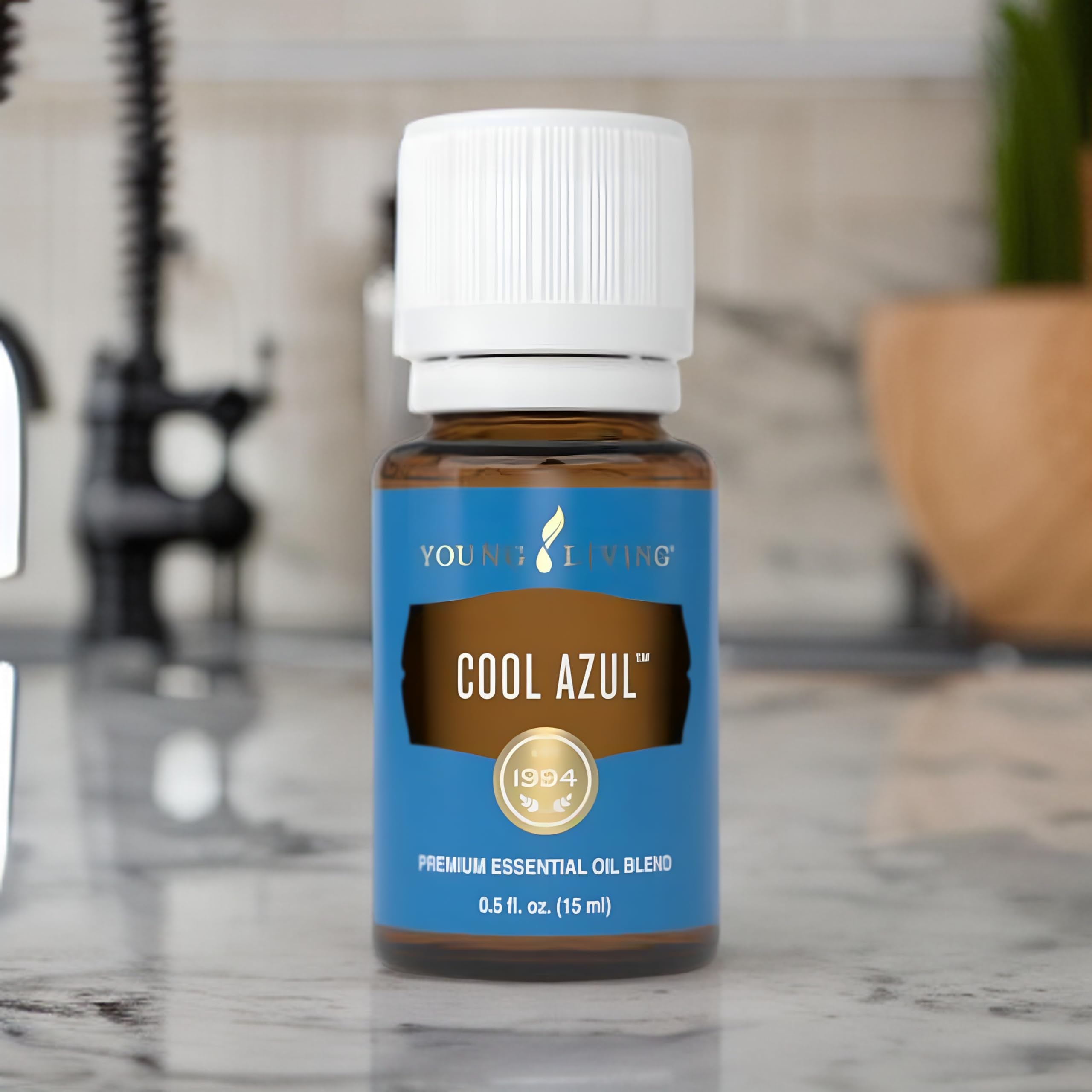 Young Living Cool Azul – aromathérapie zen pour concentration et clarté.