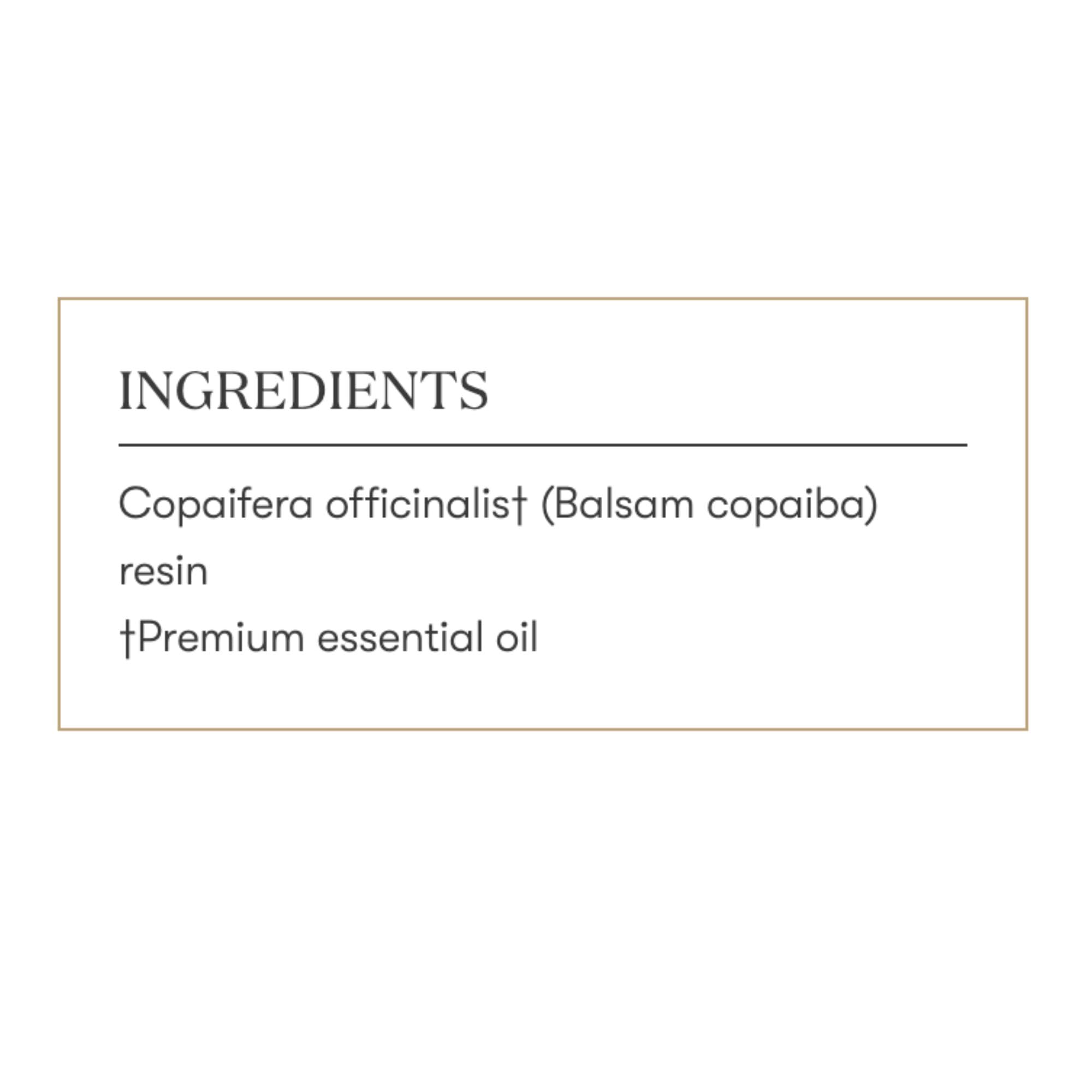 Extraction de Copaiba Young Living réalisée selon des normes de haute qualité.