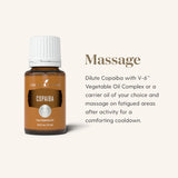Soin de peau glow avec Copaiba Young Living, éclat naturel et revitalisation.