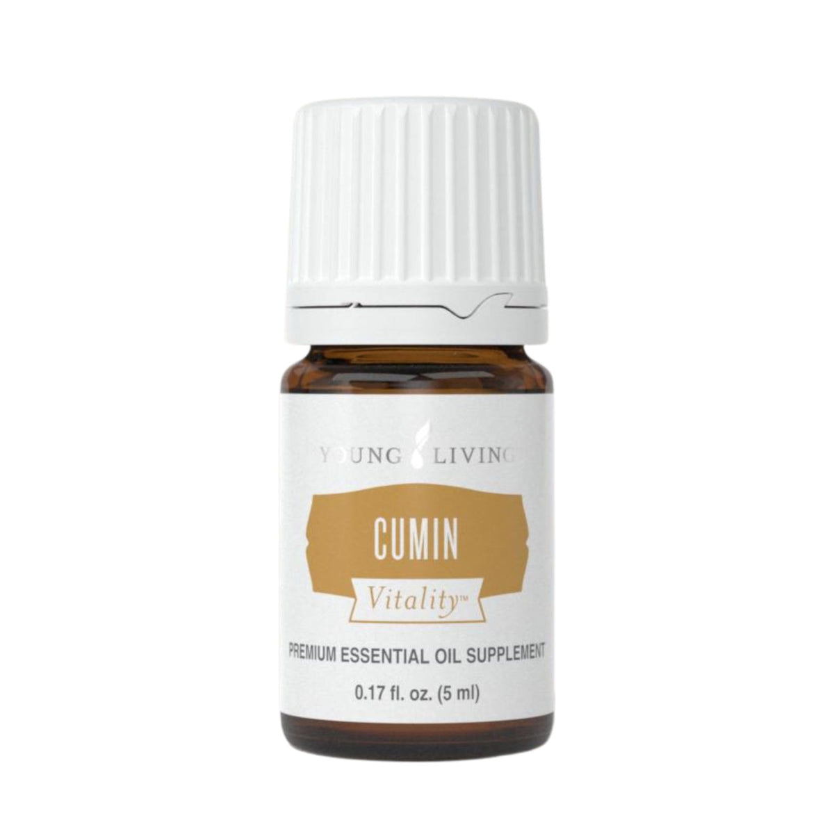 Huile Young Living Cumin Vitality 5ml — bouteille prête pour cuisiner et assaisonner.