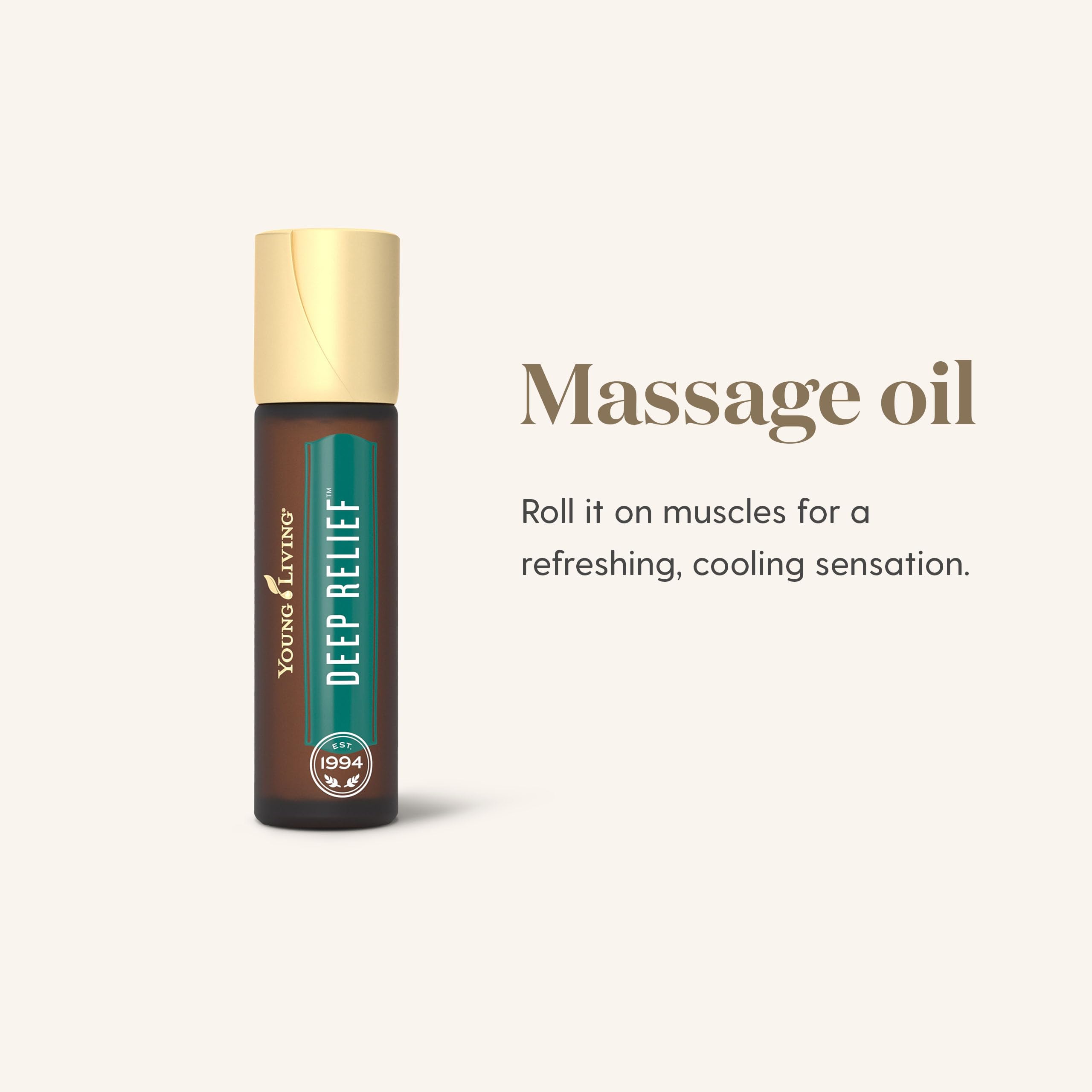 Deep Relief Roll-On usage-poignet: parfum frais et réconfort léger