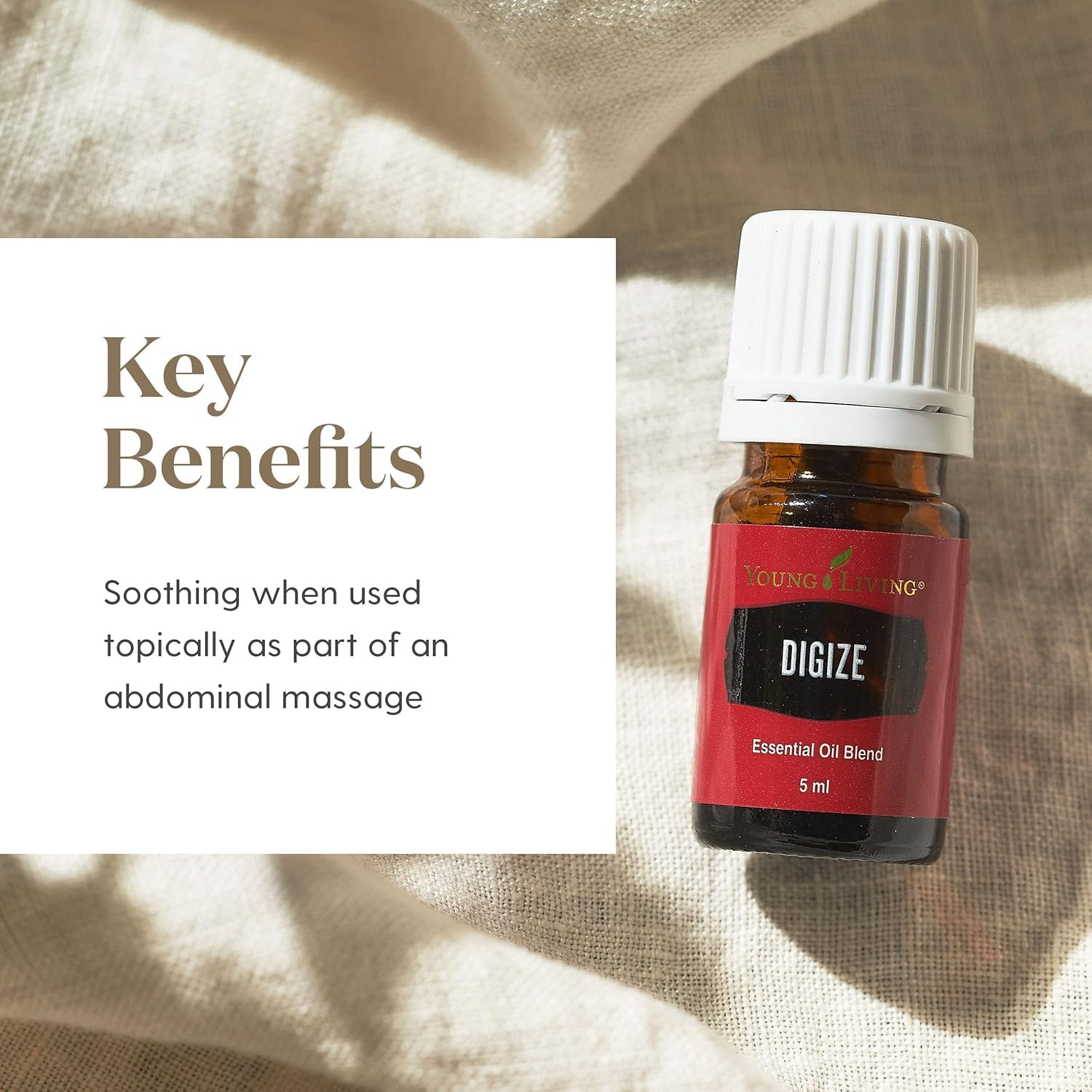 DiGize de Young Living, gouttes dans un verre d’eau pour une utilisation en déplacement.
