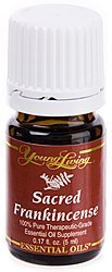 Young Living Encens Sacré – flacon huile essentielle pour diffusion relaxante.