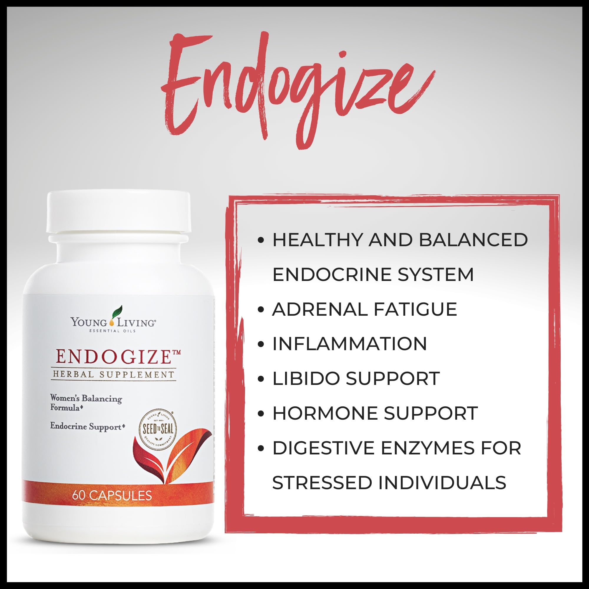 Young Living EndoGize – Capsule quotidienne facile à prendre pour le soutien féminin.