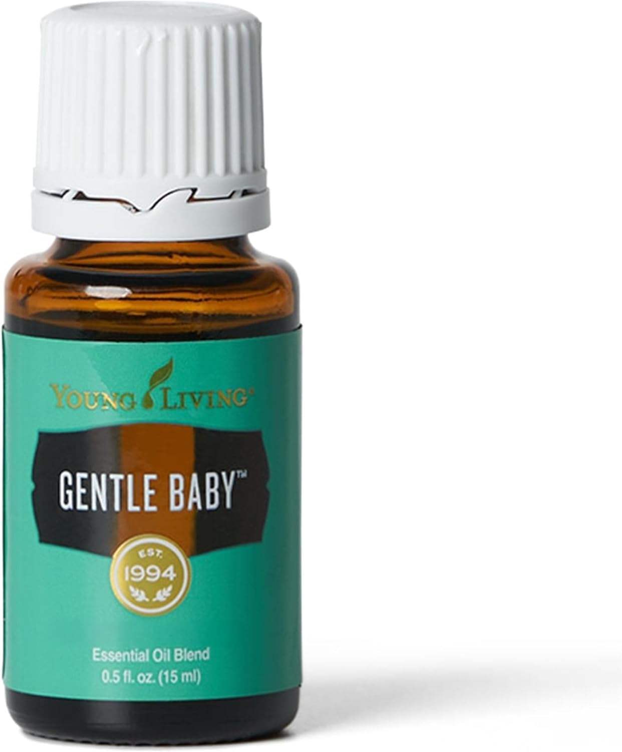 Young Living Gentle Baby, versement de la bouteille pour une aromathérapie apaisante.