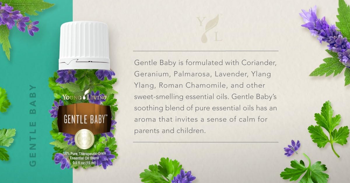 Young Living Gentle Baby, hydratation nourrissante après le bain du nourrisson.