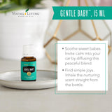 Young Living Gentle Baby, texture douce prête pour le soin de la peau délicate.