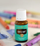Young Living Gentle Baby, massage calme qui enveloppe maman et bébé.
