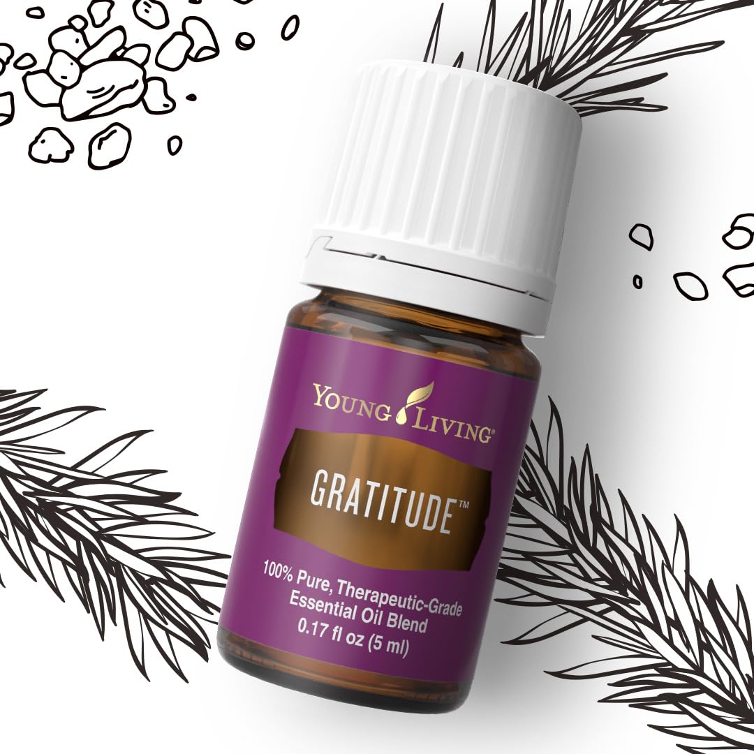 Gratitude Young Living – diffusion à domicile, ambiance calme et concentrée