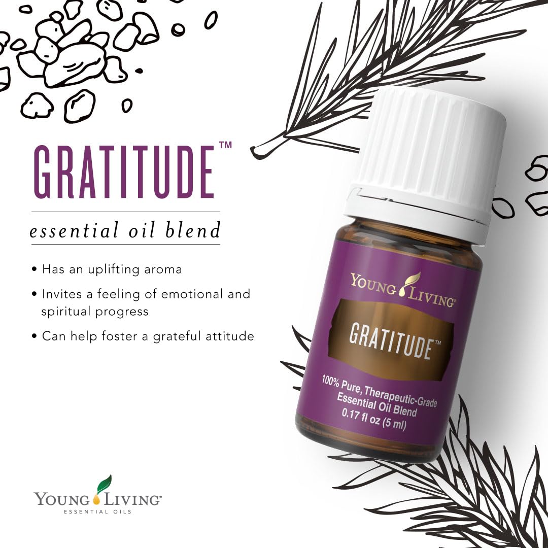 Gratitude Young Living – emballage recyclé et présentation soignée