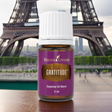 Gratitude Young Living – application massage diluée pour soin corporel