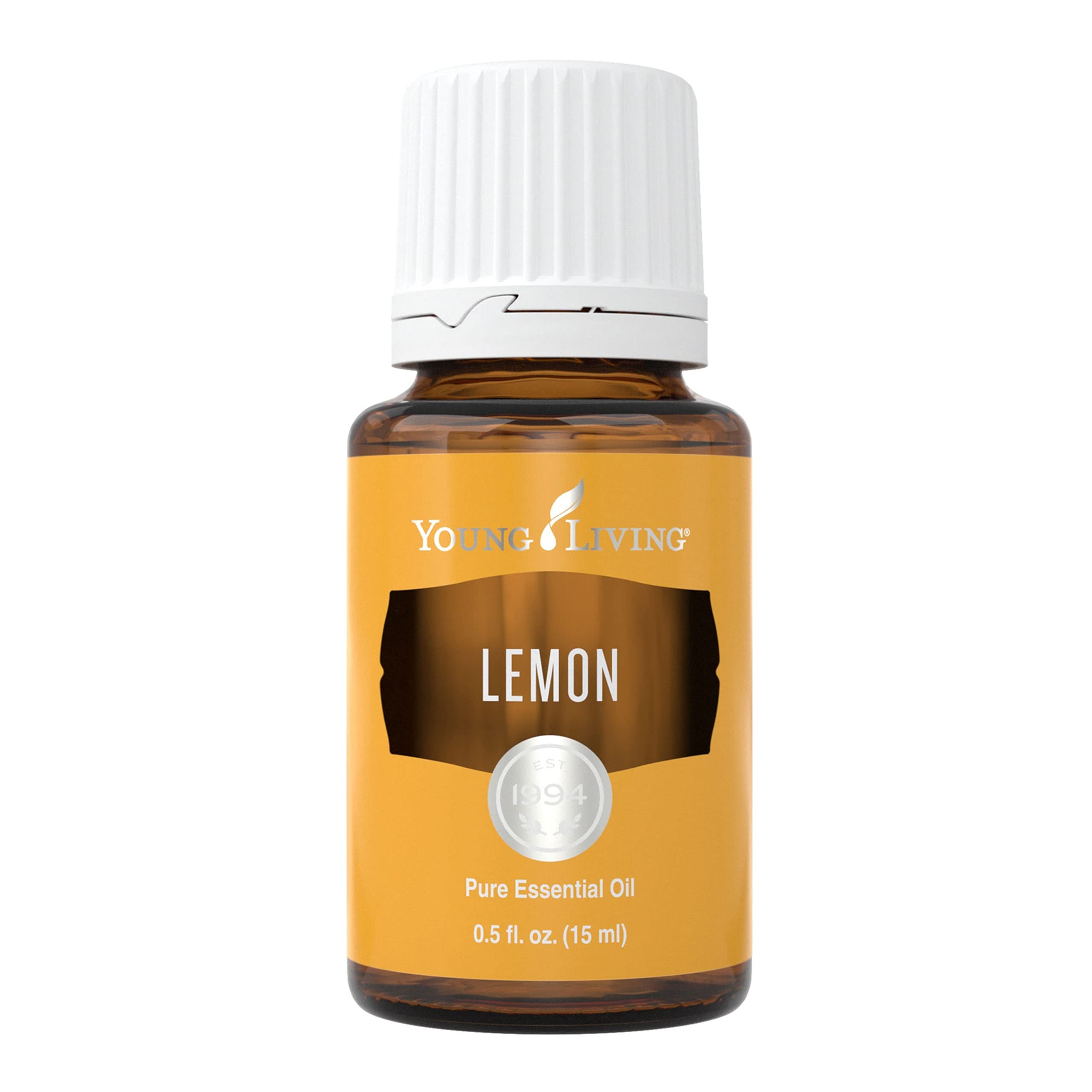 Young Living Citron, bouteille 15 ml, parfum frais pour une atmosphère rafraîchissante.