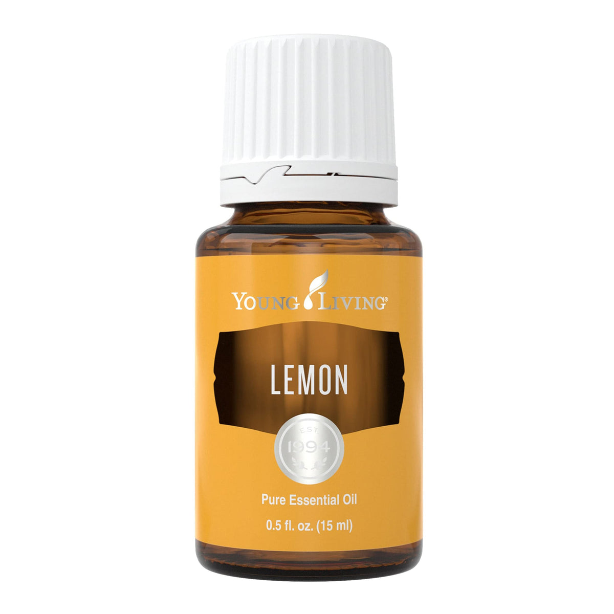 Young Living Citron, bouteille 15 ml, parfum frais pour une atmosphère rafraîchissante.