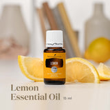 Huile citron Young Living en diffusion, pour revitaliser votre espace.