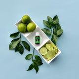 Routine bien-être nocturne avec huile citron vert Young Living.