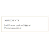 Diffusion avec Young Living basilic, équilibre des émotions et ambiance rafraîchissante.