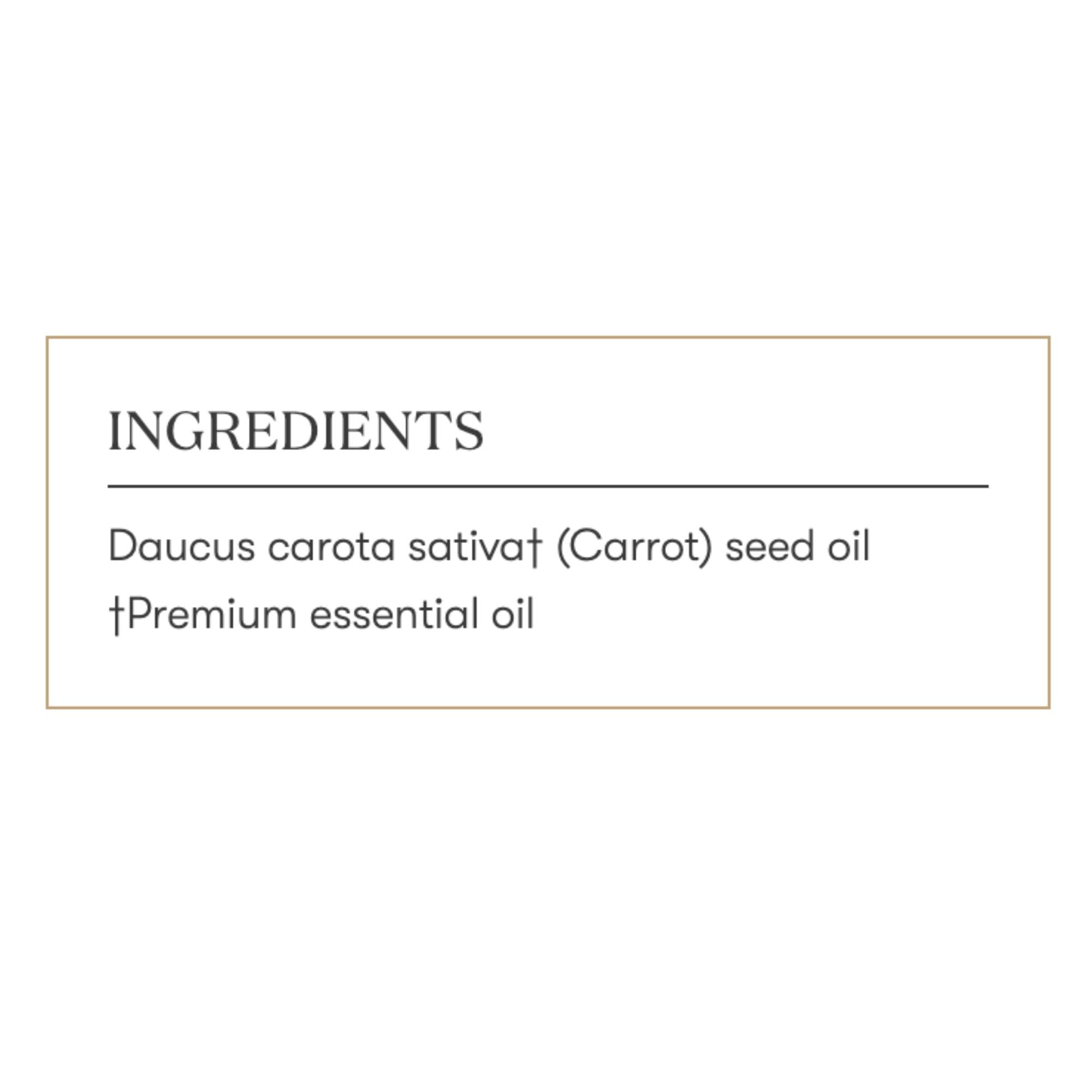 Young Living Carotte: ingrédients naturels pour routine beauté.