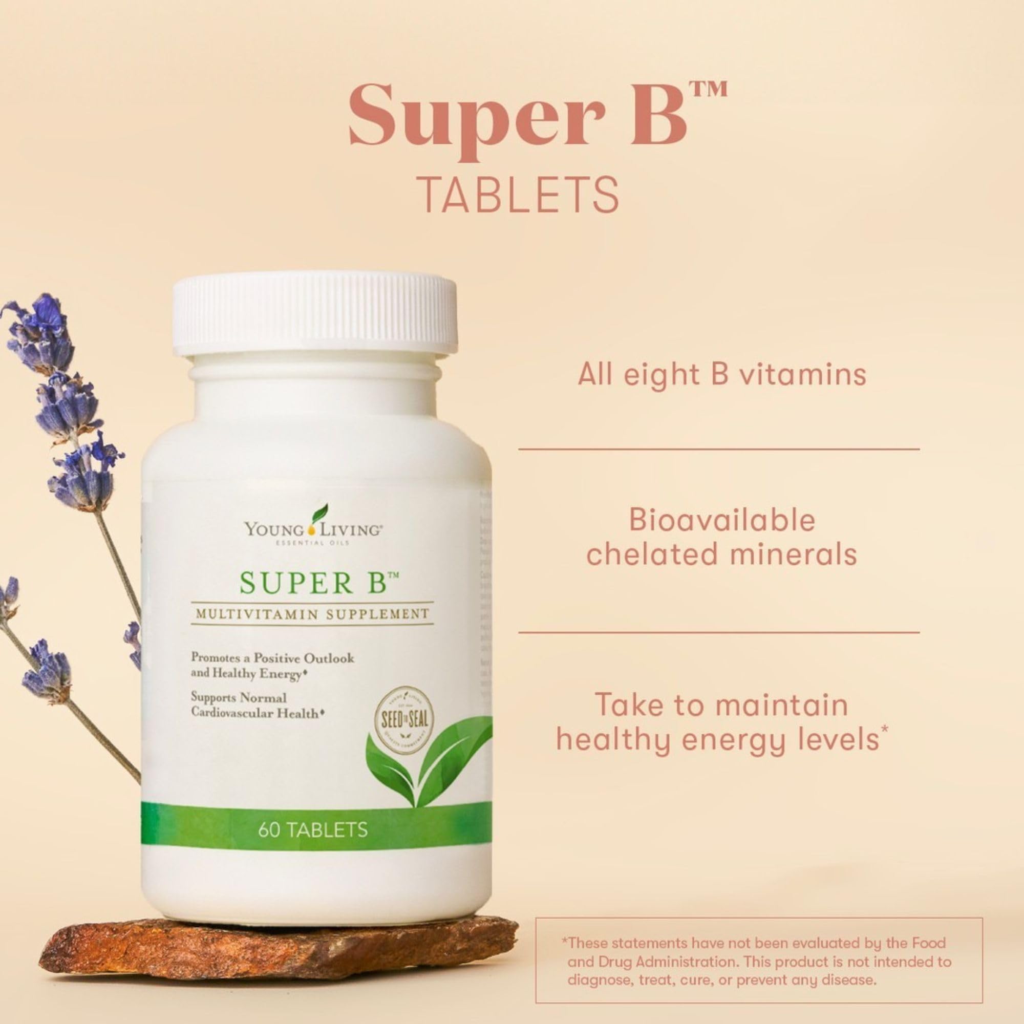 Huile essentielle de muscade associée aux comprimés Young Living.
