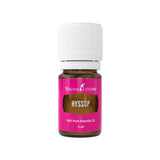 Young Living Hysope huile bouteille: arôme apaisant favorisant clarté et concentration.
