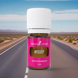 Mélange Awaken avec Hysope Young Living pour une énergie créative maîtrisée.