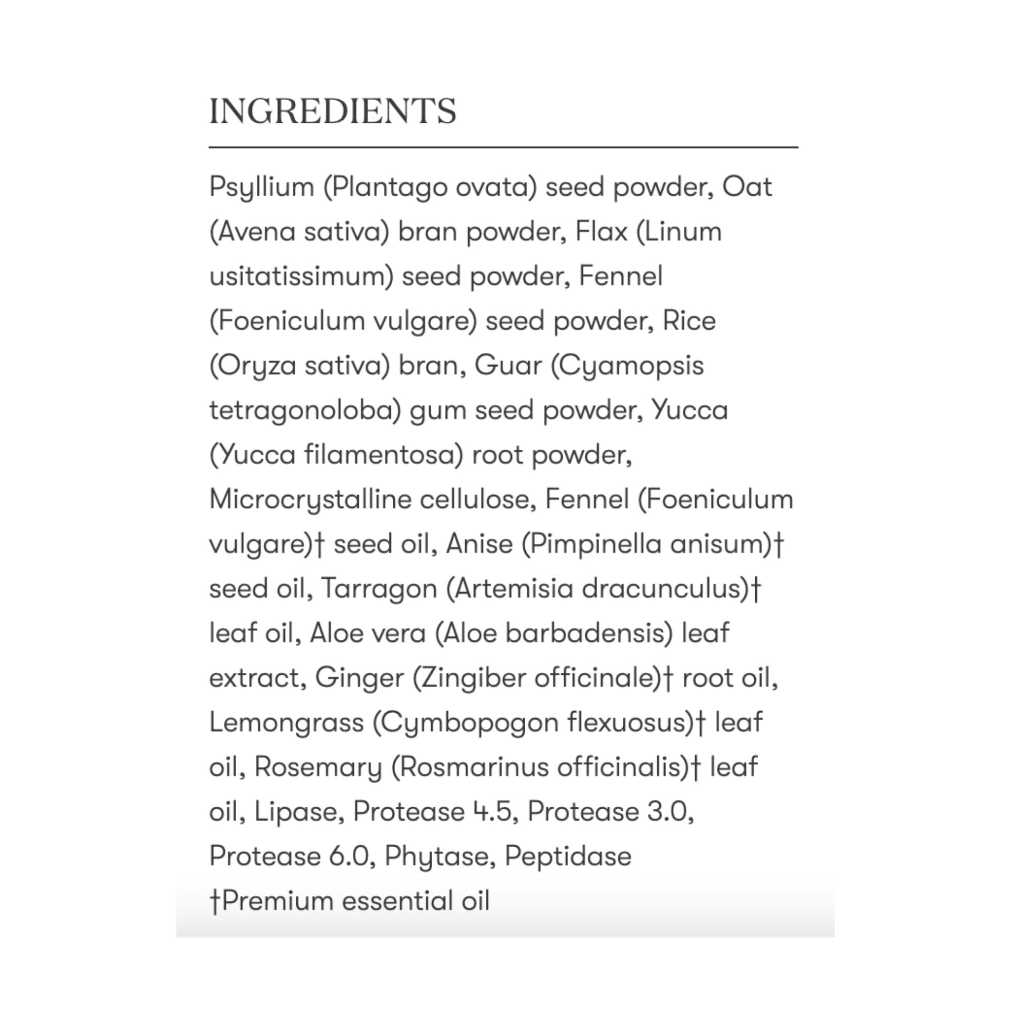 Young Living ICP : emballage clair et pratique pour une expérience utilisateur.
