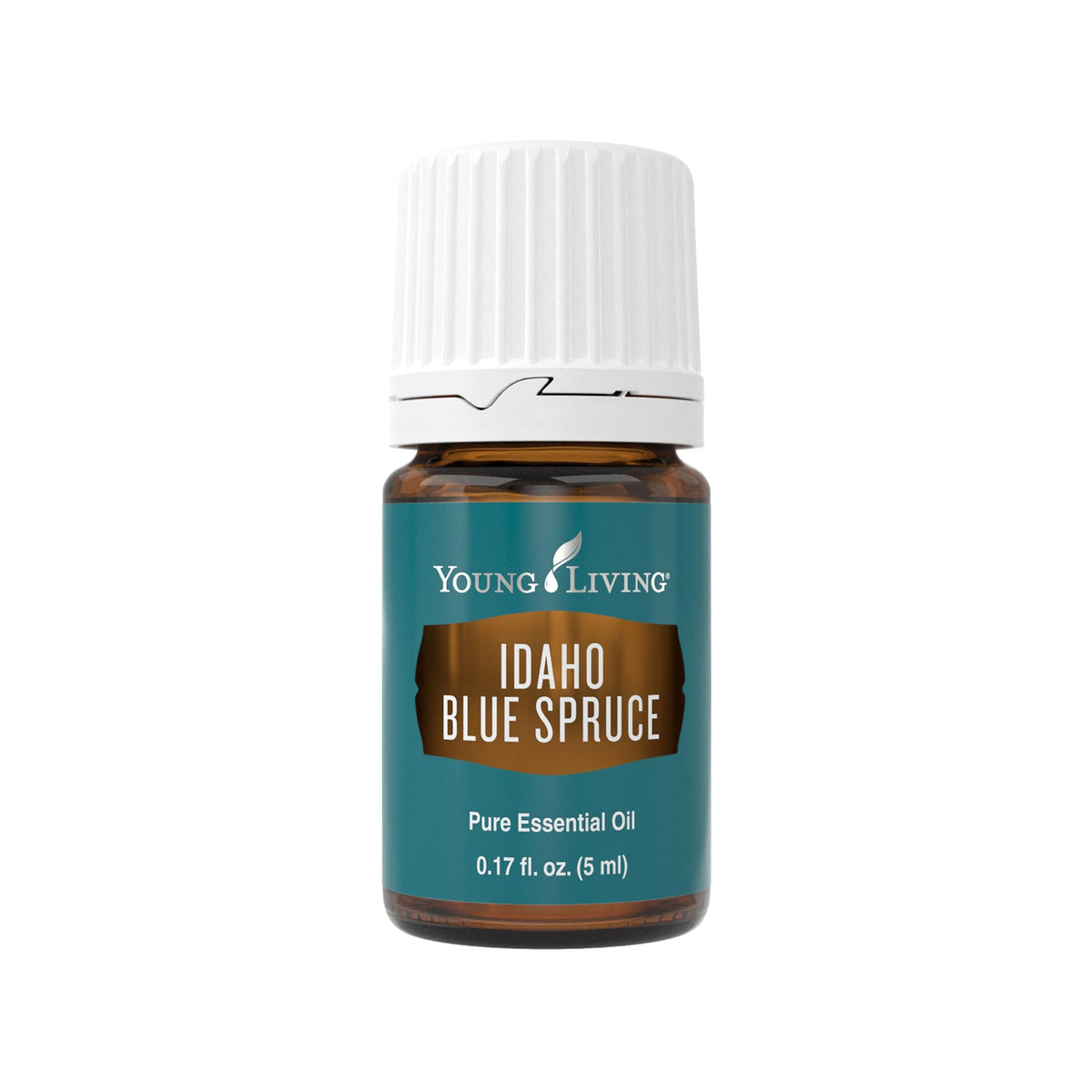 Young Living Idaho Blue Spruce, bouteille 5 ml idéale pour application ciblée sur les muscles.