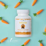 Tablettes MightyZyme visibles sur le comptoir, accès rapide.