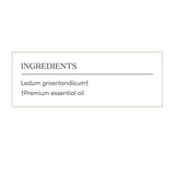Rituel sacré Ledum Premium Young Living pour détente.