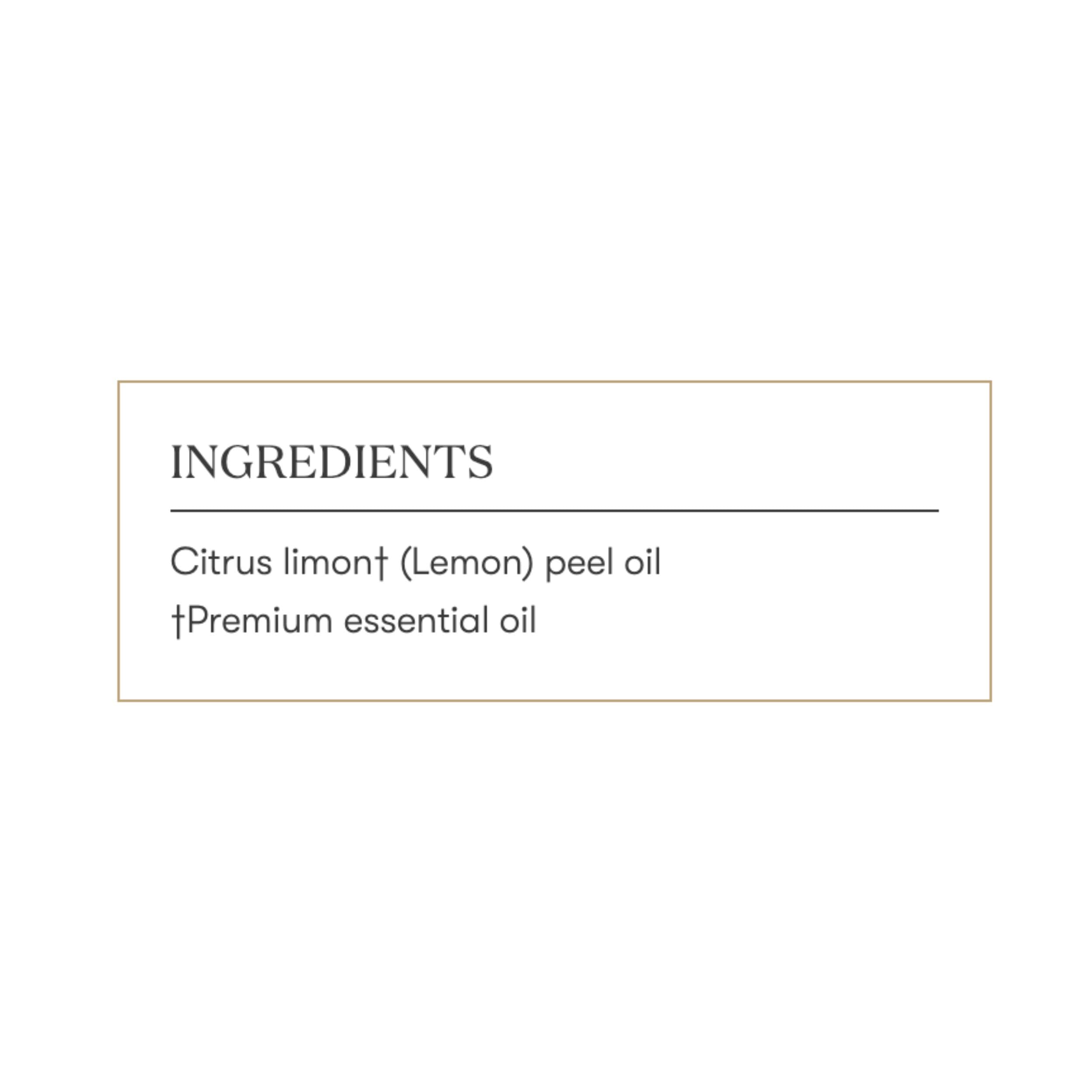 Young Living Lemon – parfum d'ambiance naturel pour salon et chambres.