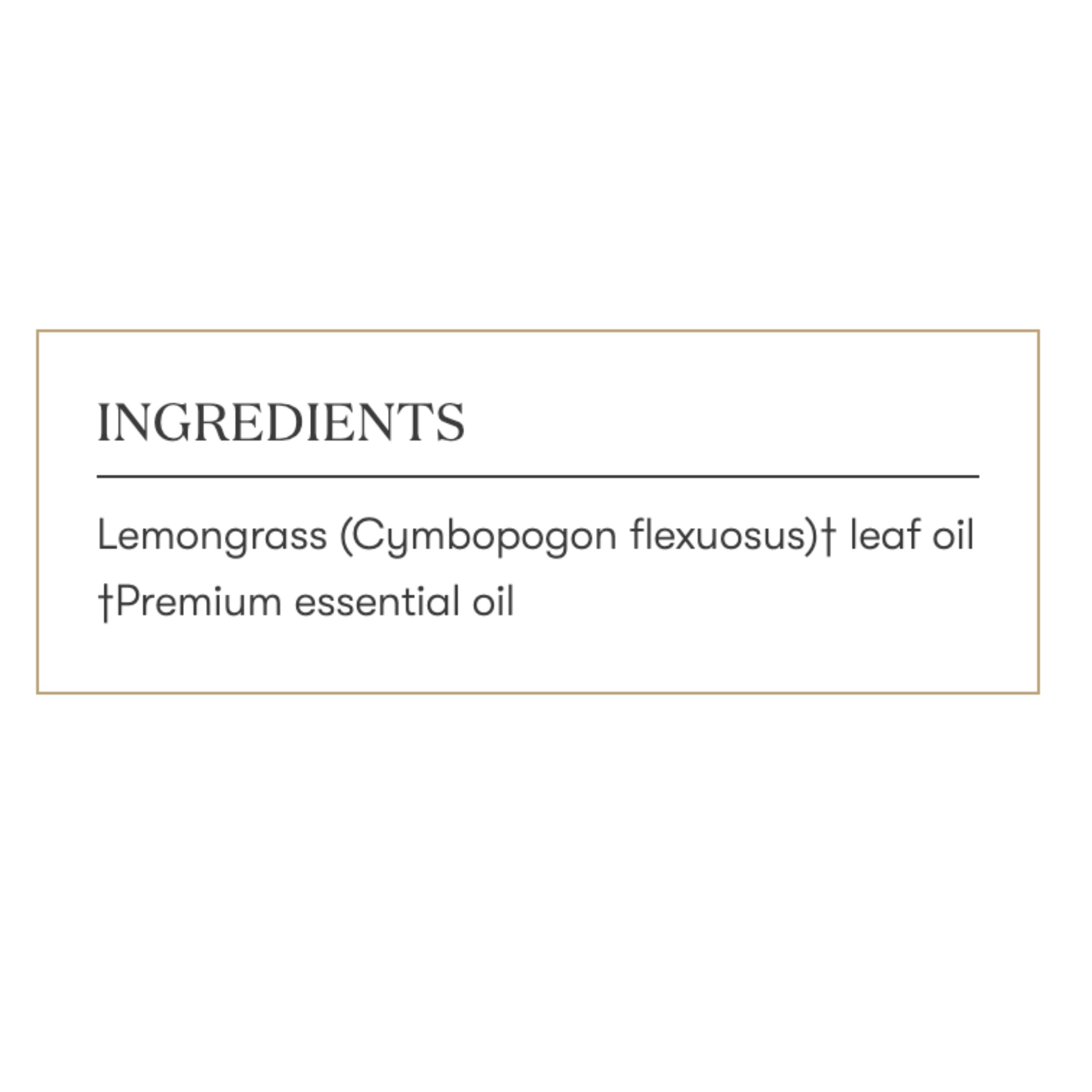 Propriétés nettoyantes naturelles de Young Living Lemongrass Vitality, arôme citronné