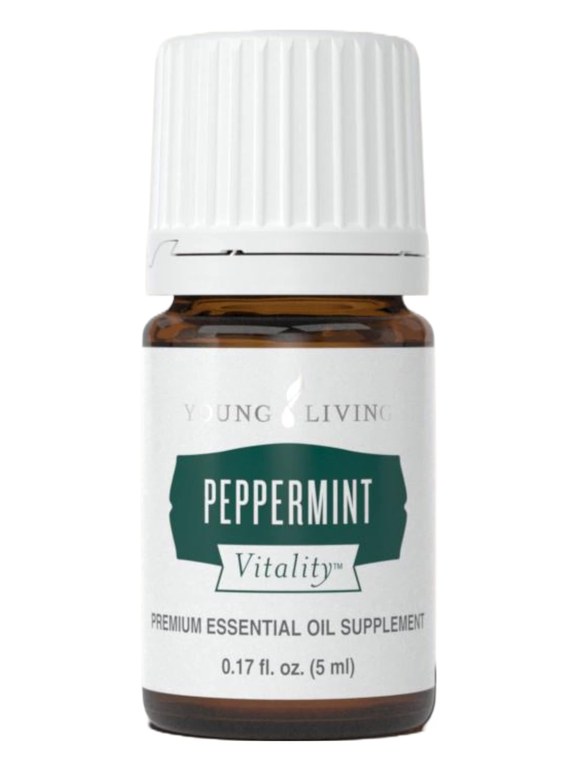 Young Living Menthe Poivrée, bouteille 5 ml, arôme frais pour diffusion