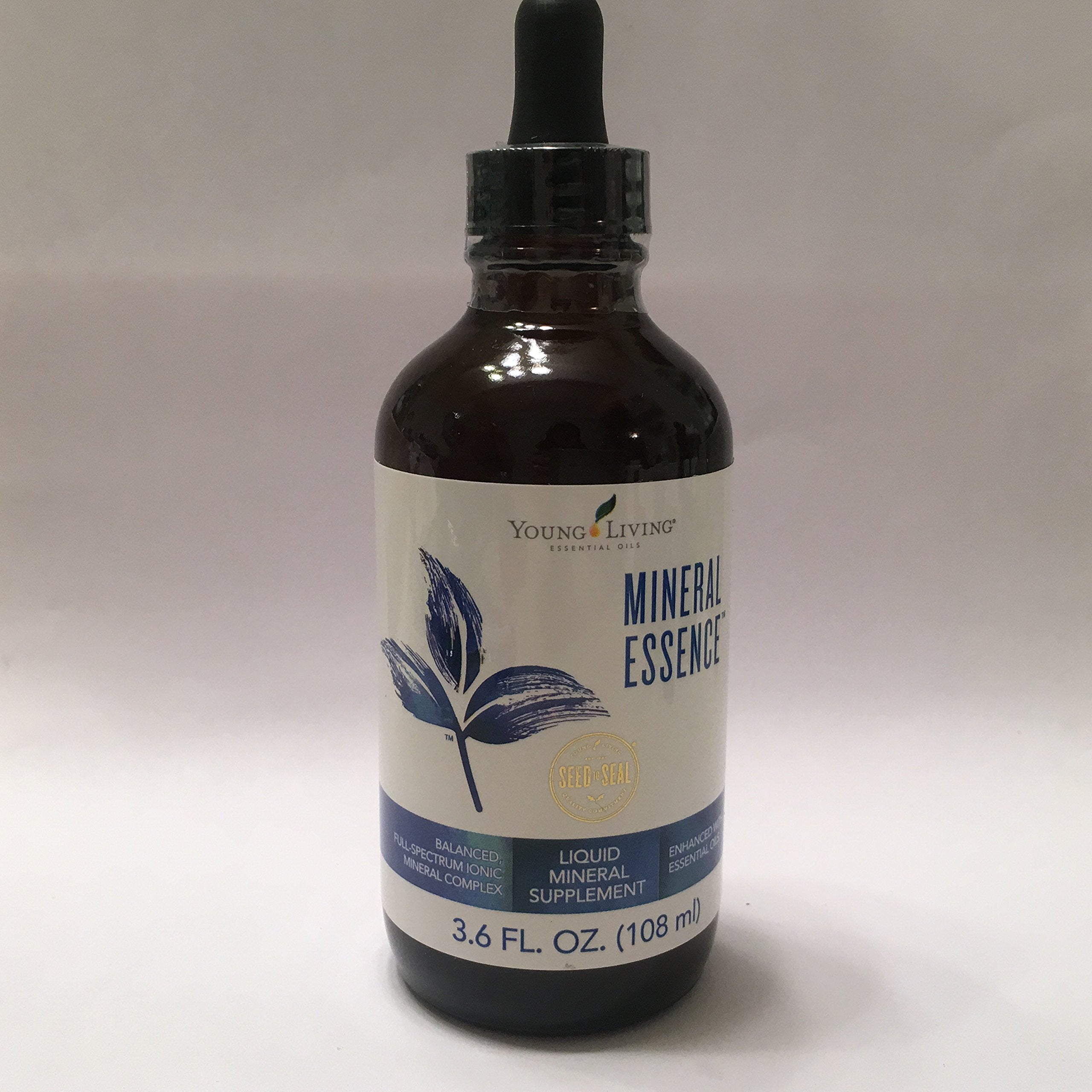 Young Living Mineral Essence, flacon de 3,6 onces liquides, absorption rapide des minéraux ioniques.