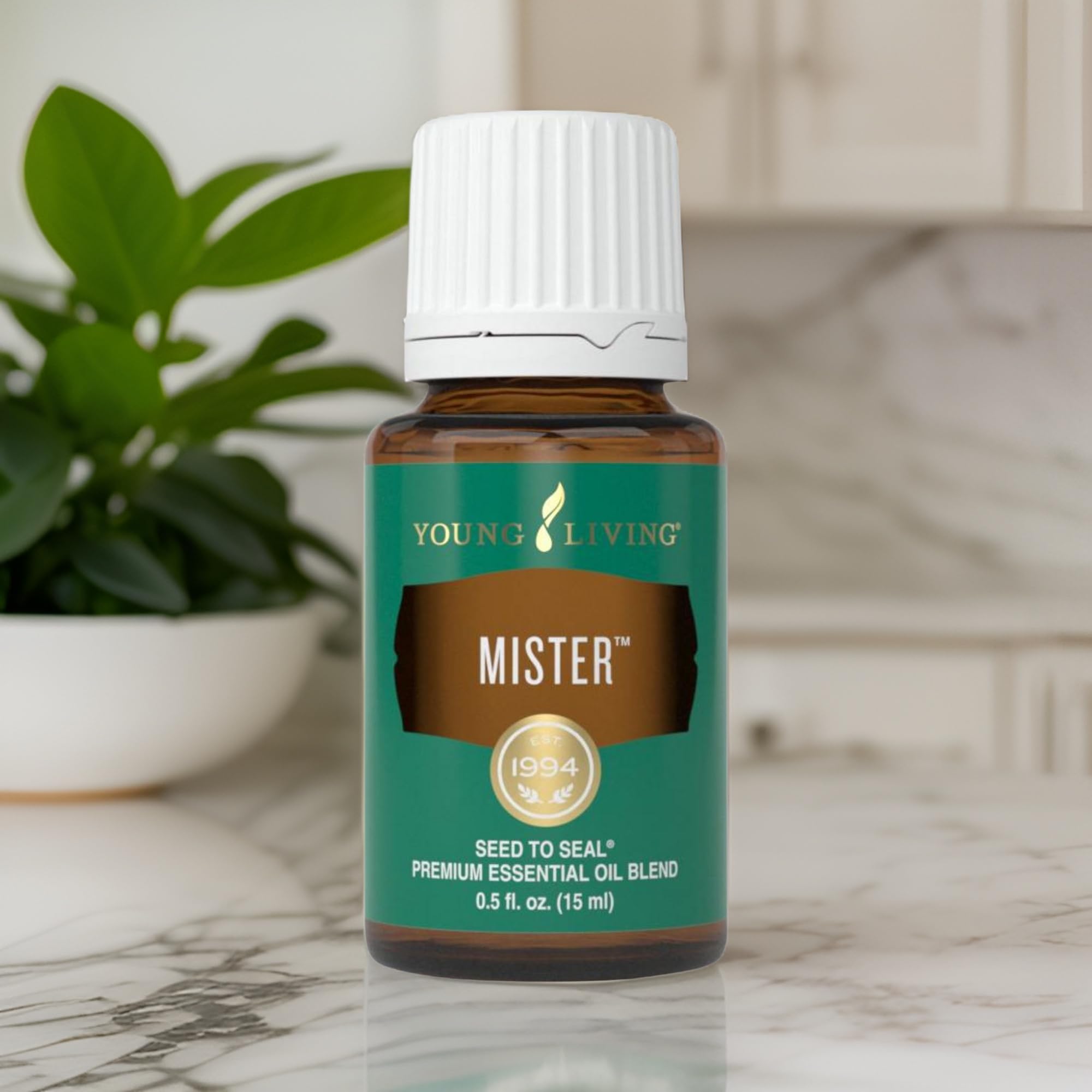 Young Living Mister Premium – huile de massage pour douceur et détente musculaire.