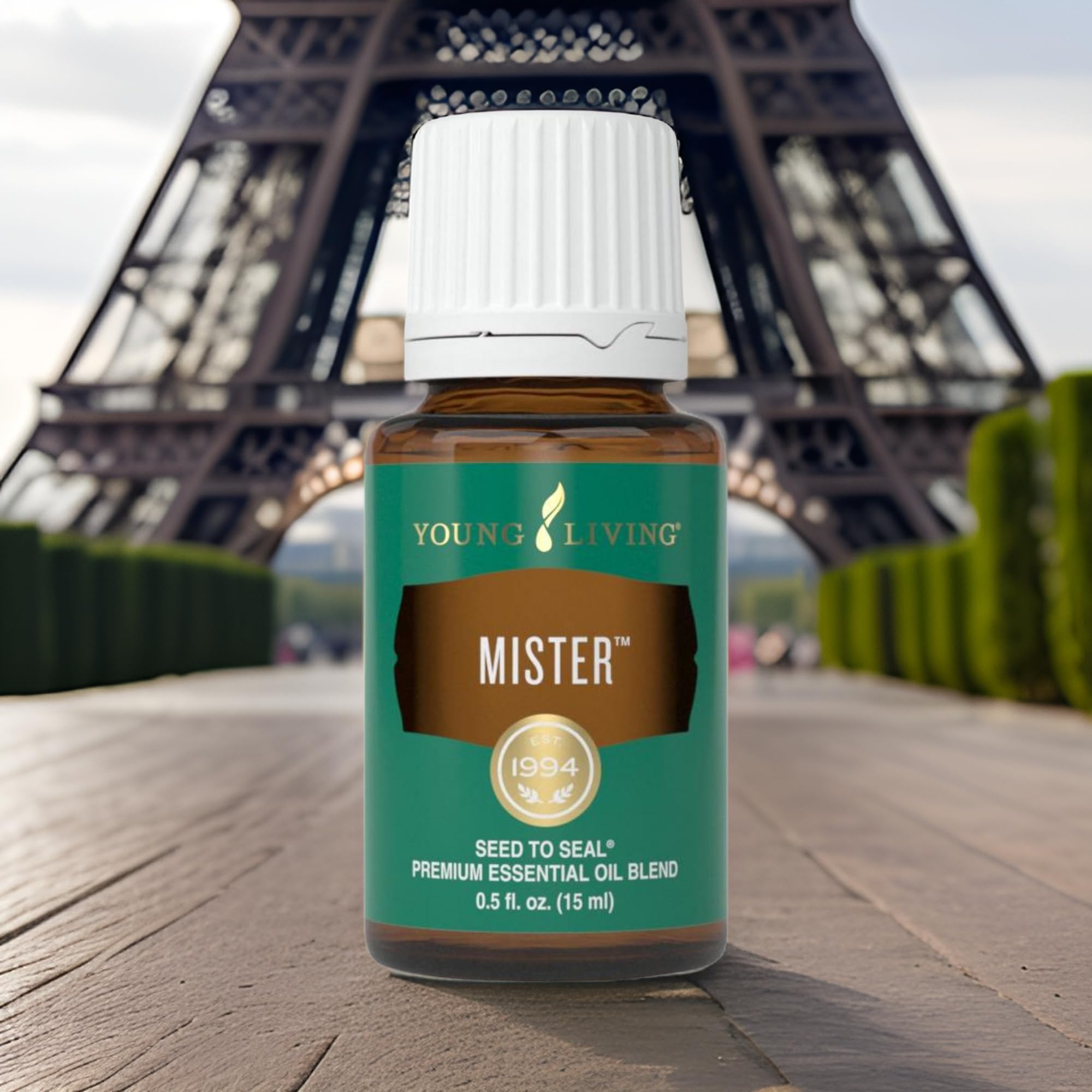 Young Living Mister Premium – notes de sauge et lavande pour ambiance équilibrée.