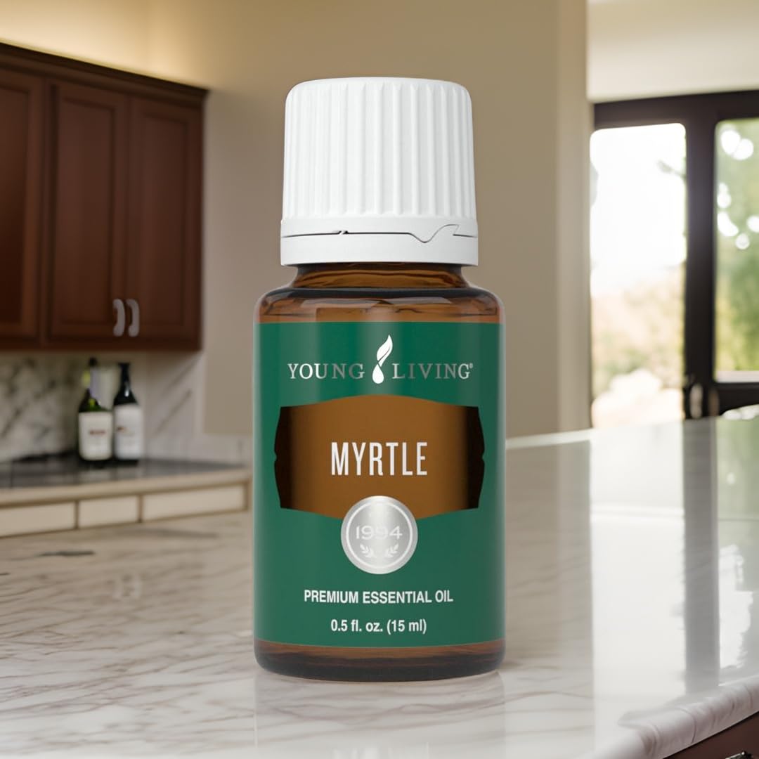 Myrte Young Living dans le bain pour un rituel beauté relaxant