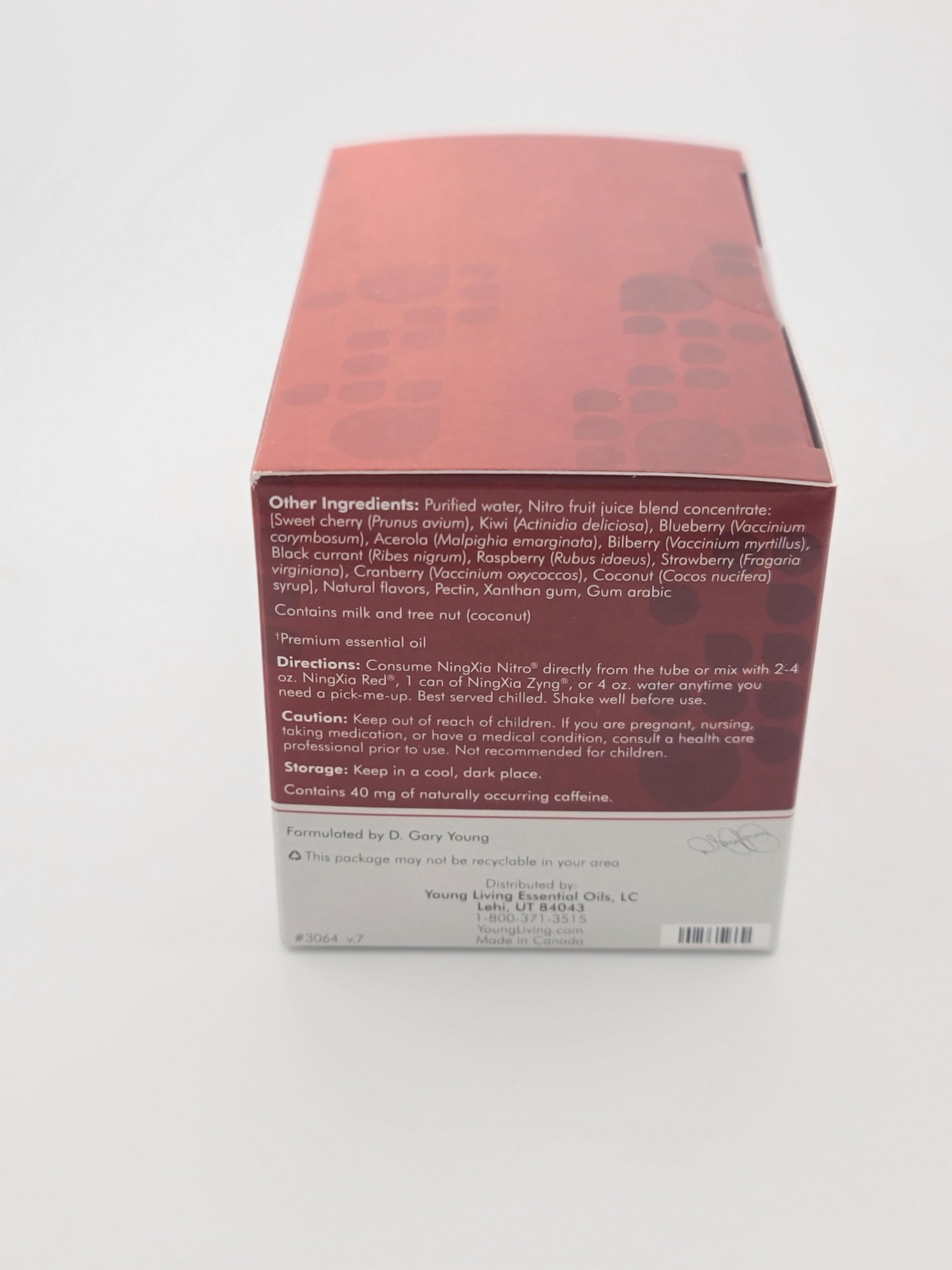 Utilisation nomade de NingXia Nitro pour énergie rapide.