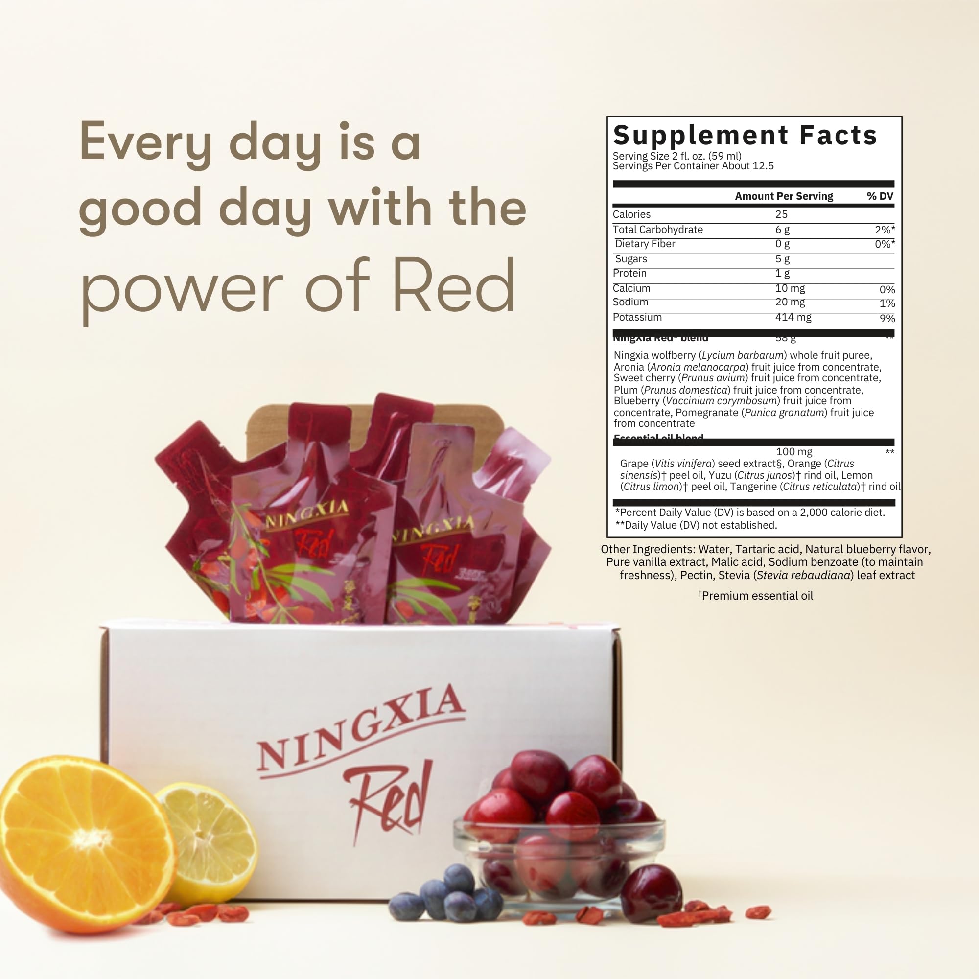 Ambiance cuisine saine avec NingXia Red et sa présentation pratique.