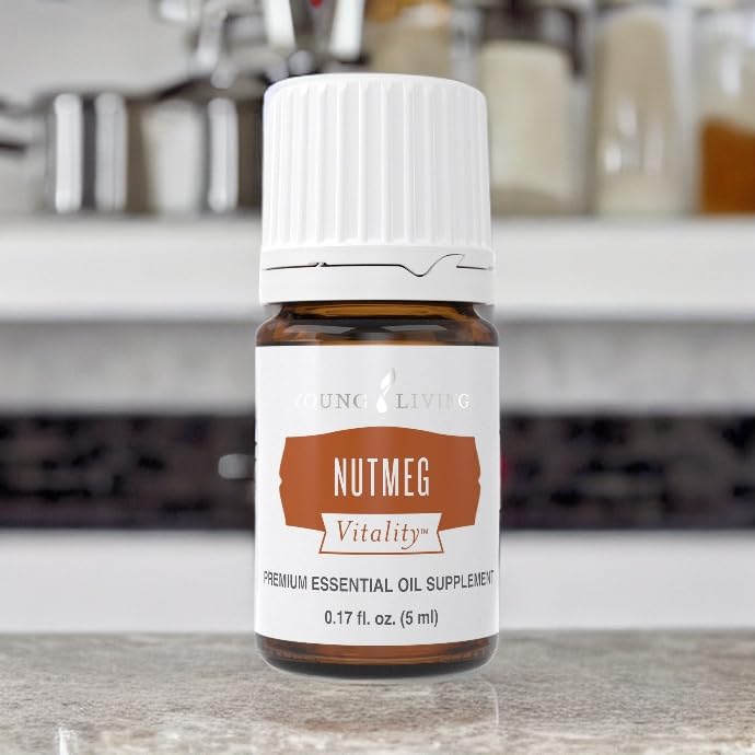 Young Living Noix de Muscade Vitality – Flacon doseur pour préparations culinaires