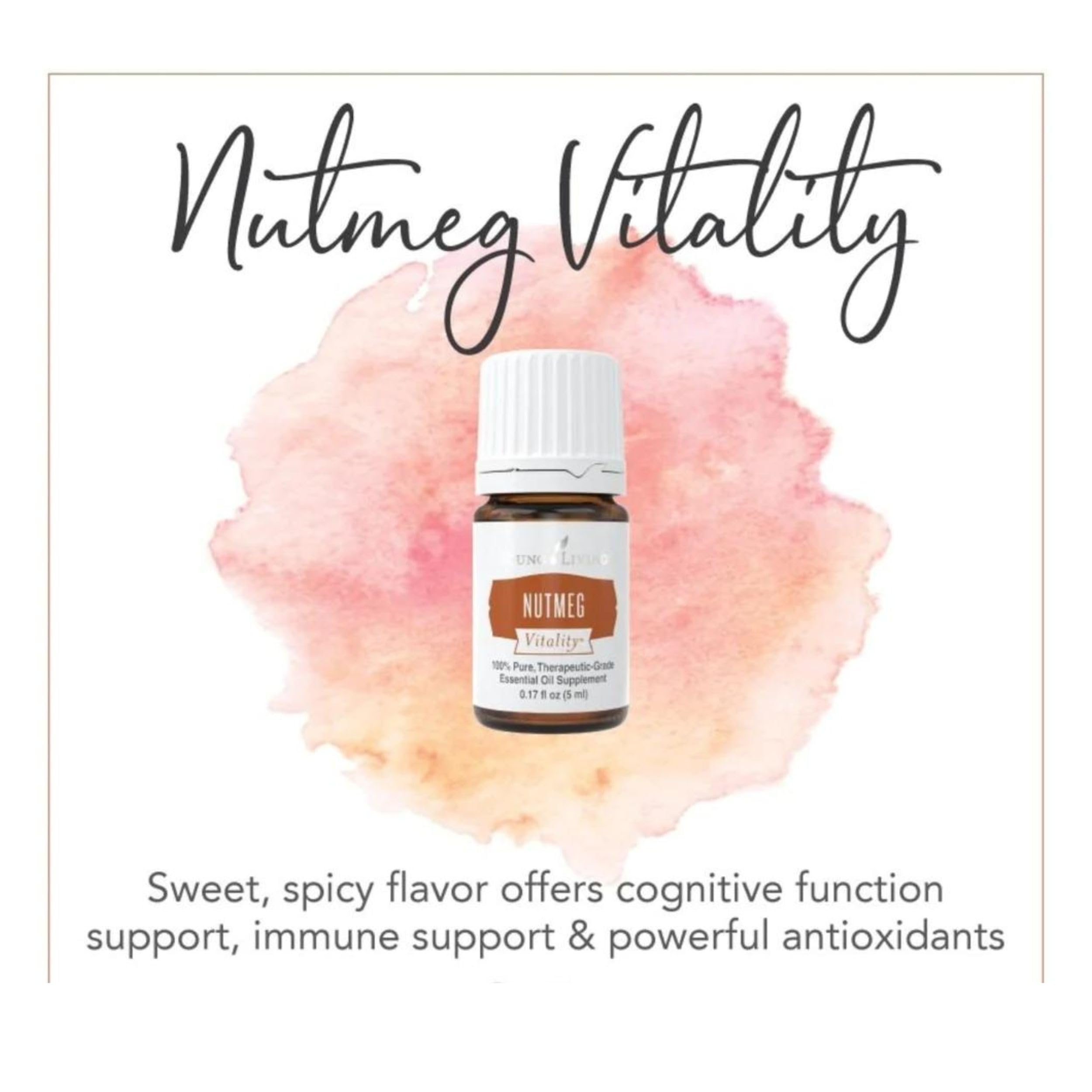 Young Living Noix de Muscade Vitality – Parfum chaleureux dans desserts et plats salés