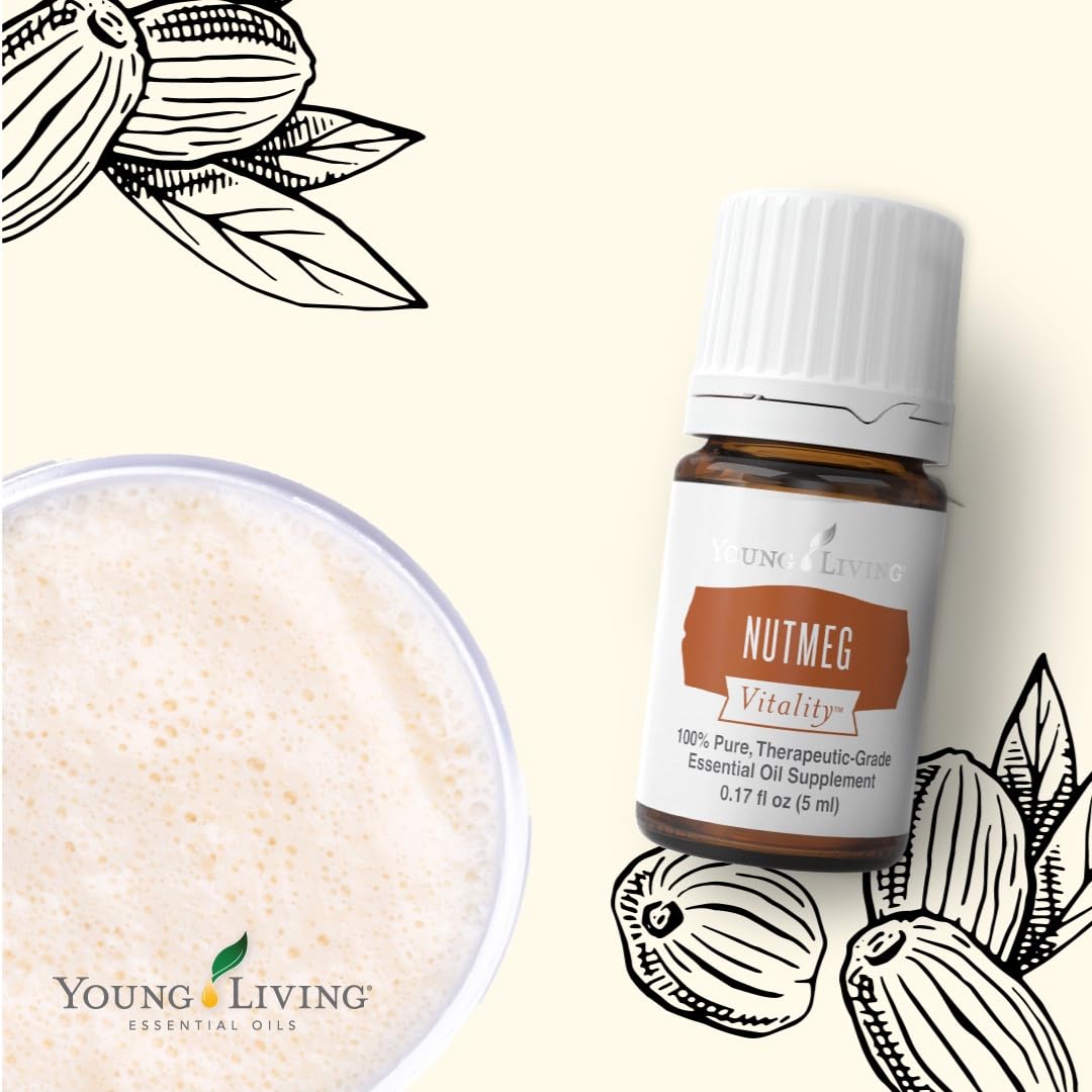 Young Living Noix de Muscade Vitality – Goutte pratique pour assaisonner en cuisine