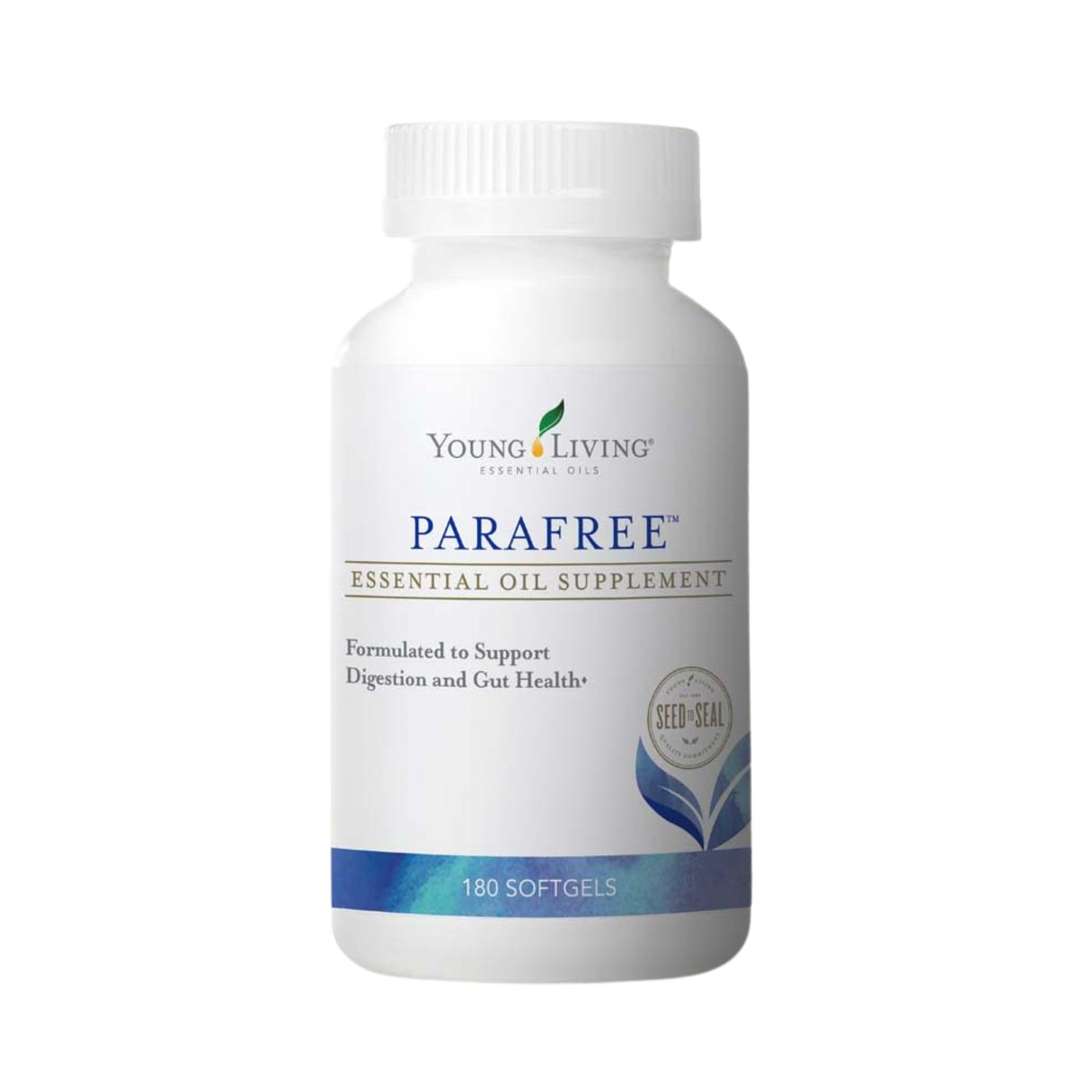 ParaFree Softgels de Young Living dans la bouteille, soutien digestif naturel.