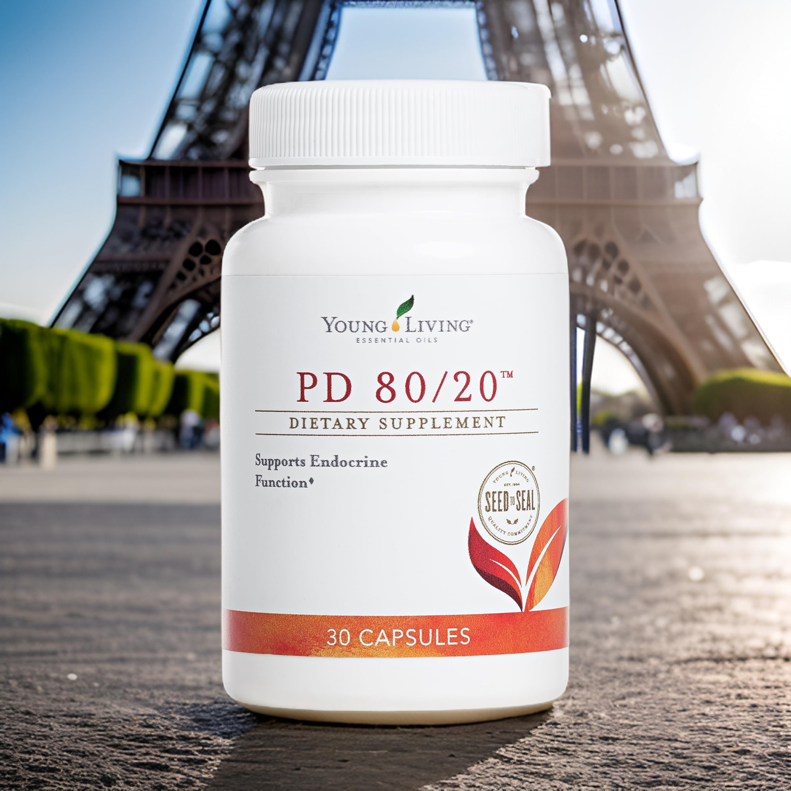 Étiquette PD80/20 Young Living : informations claires sur les ingrédients et le dosage