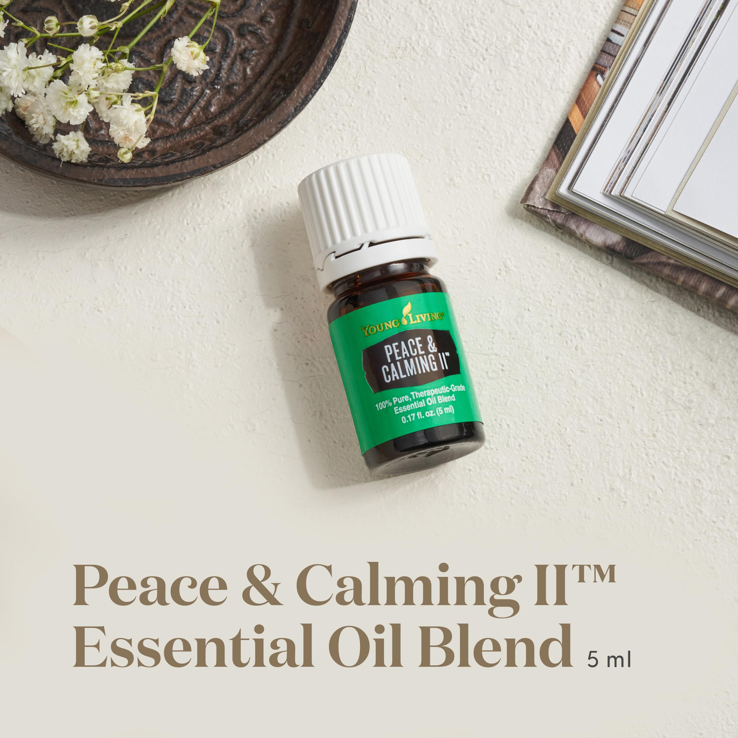 Young Living Peace & Calming II, arôme doux crée une ambiance sereine.