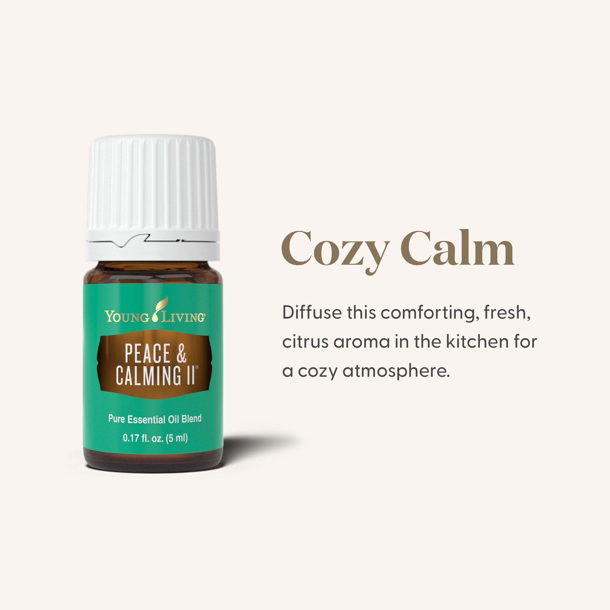 Young Living Peace & Calming II, diffusion douce favorise un cadre relaxant.